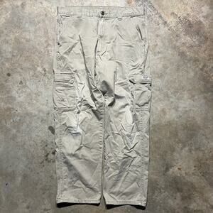 Vintage 2000s Wrangler Tan Cargo Pants 36x31